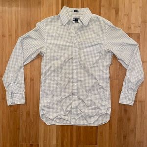 J Crew Checked Dress Shirt - Small